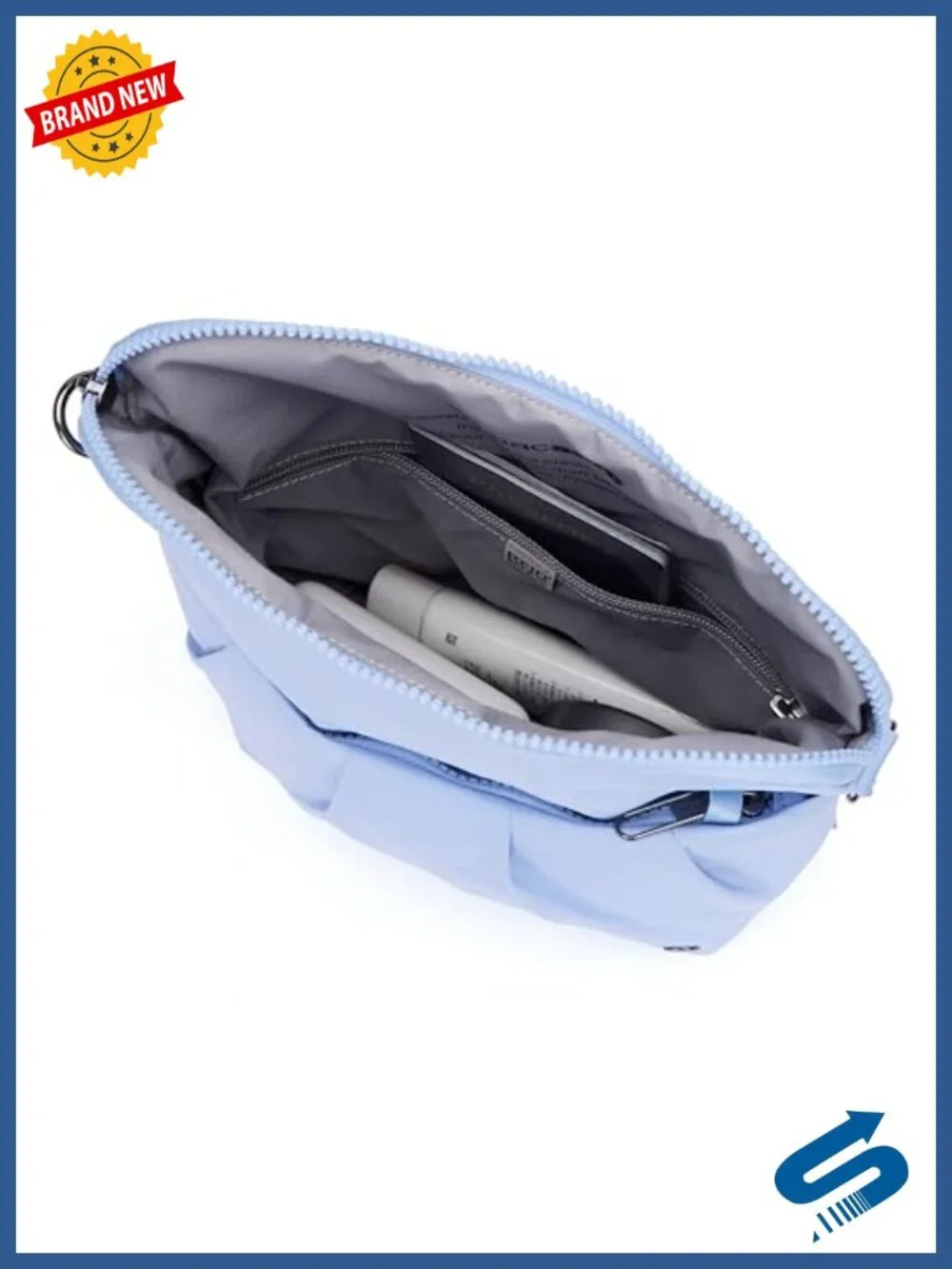 Anti-Theft Convertible Crossbody Bag RFID Blocking Cut Proof Nylon